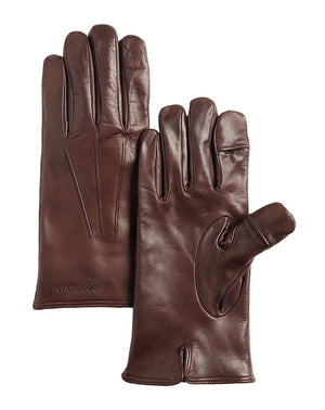Men’s Leather Gloves | Brown Italian Leather Genius Gloves | Pengallan