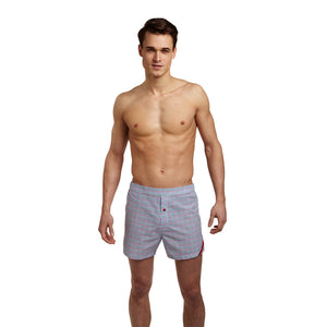 Men’s Designer Underwear | Slim-Fit Boxers Purple/Green Tattersall | Pengallan