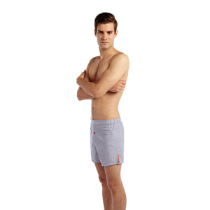 Men’s Designer Underwear | Slim-Fit Boxers Blue/White Microstripe | Pengallan