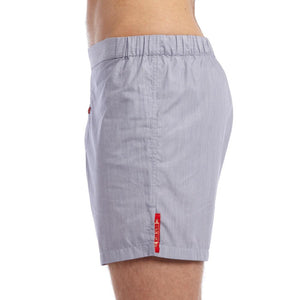 Men’s Designer Underwear | Slim-Fit Boxers Blue/White Microstripe | Pengallan