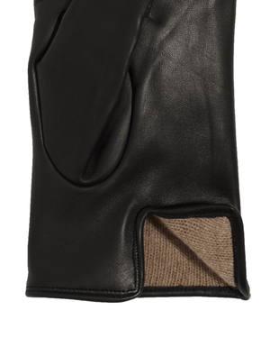 Men’s Leather Gloves | Black Italian Leather Genius Gloves | Pengallan