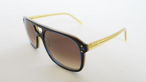 Men's Designer Eyewear | Selima Optique Evan Sunglasses | Chocolate Honey | Pengallan