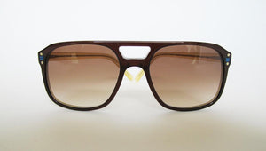 Men's Designer Eyewear | Selima Optique Evan Sunglasses | Chocolate Honey | Pengallan