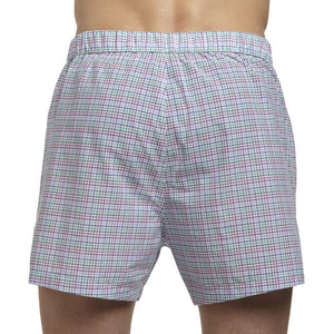 Men’s Designer Underwear | Slim-Fit Boxers Purple/Green Tattersall | Pengallan