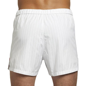 Men’s Designer Underwear | Slim-Fit Boxers Grey/White Stripe | Pengallan